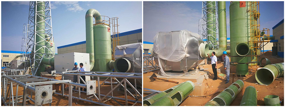 董事長徐清華到陜西德隆VOCs治理工程現(xiàn)場交流指導(dǎo)工作