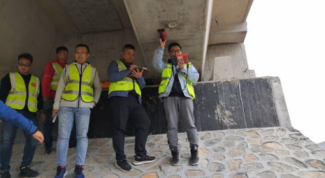 G341膠海線南崔路立交橋順利通過交工檢測(cè)